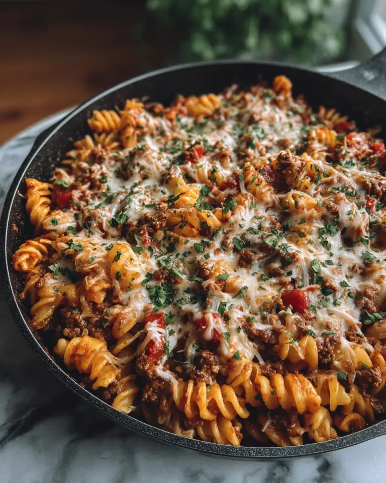 Cheesy Taco Pasta Skillet: A Flavor Fiesta in One Pan - Featured Image