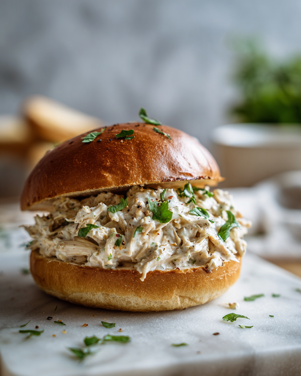 Creamy Chicken Alfredo Sloppy Joes: A Comfort Food Fusion - Featured Image