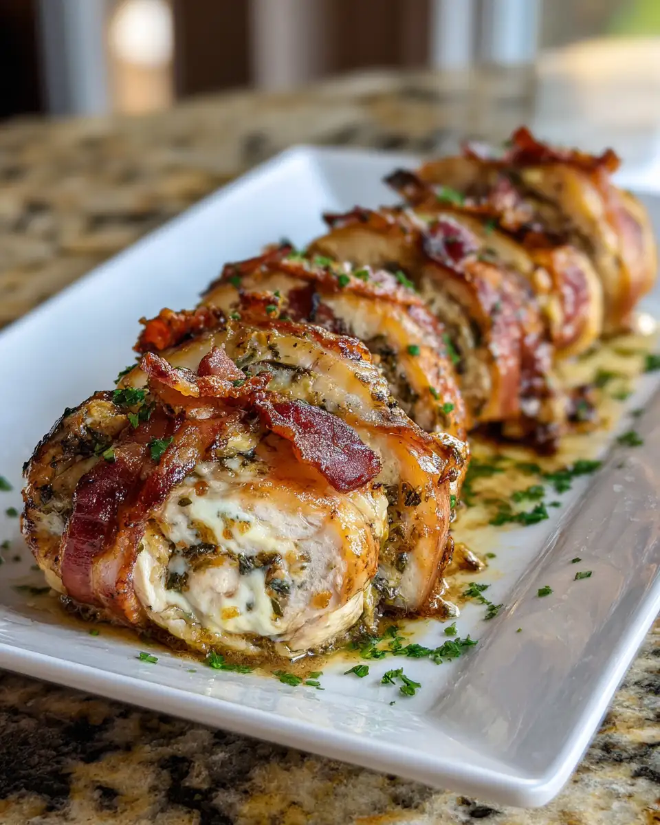 Final dish - Irresistible Chicken Bacon Ranch Roll Ups for Your Next Meal Delight