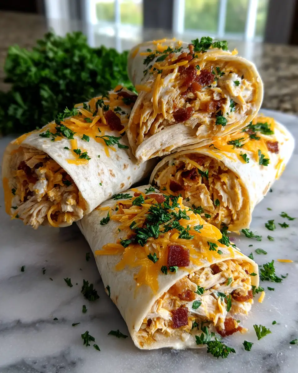 Ingredients for Irresistible Chicken Bacon Ranch Roll Ups for Your Next Meal Delight