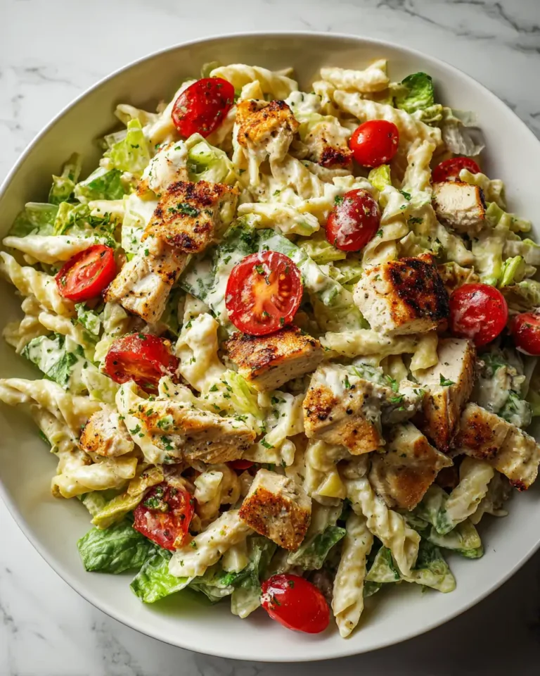 Savor the Flavor: Ultimate Chicken Caesar Pasta Salad Delight - Featured Image