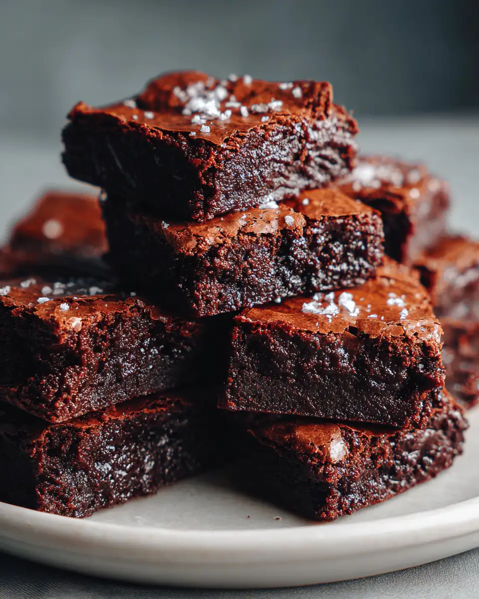 Final dish - Indulge in Irresistible Chocolate Fudge Brownies Bliss