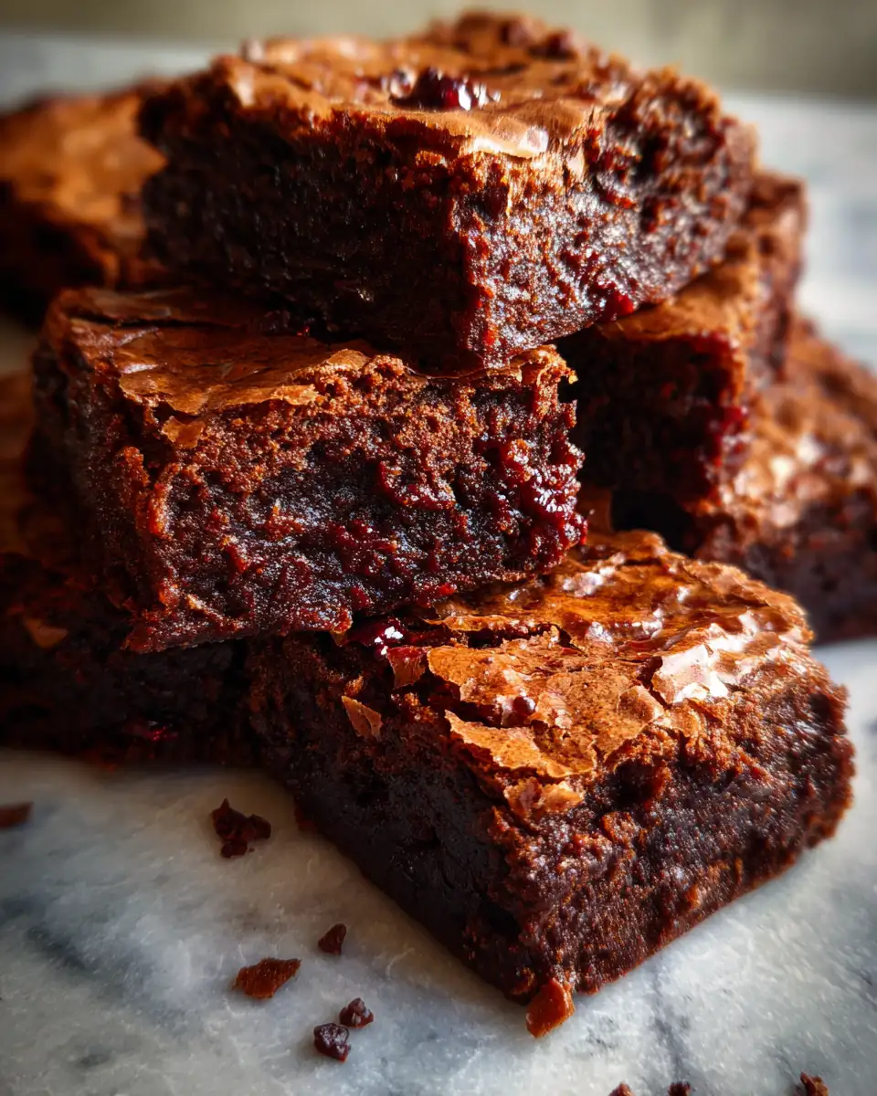 Final dish - Indulge in Decadence with Irresistible Chocolate Fudge Brownies