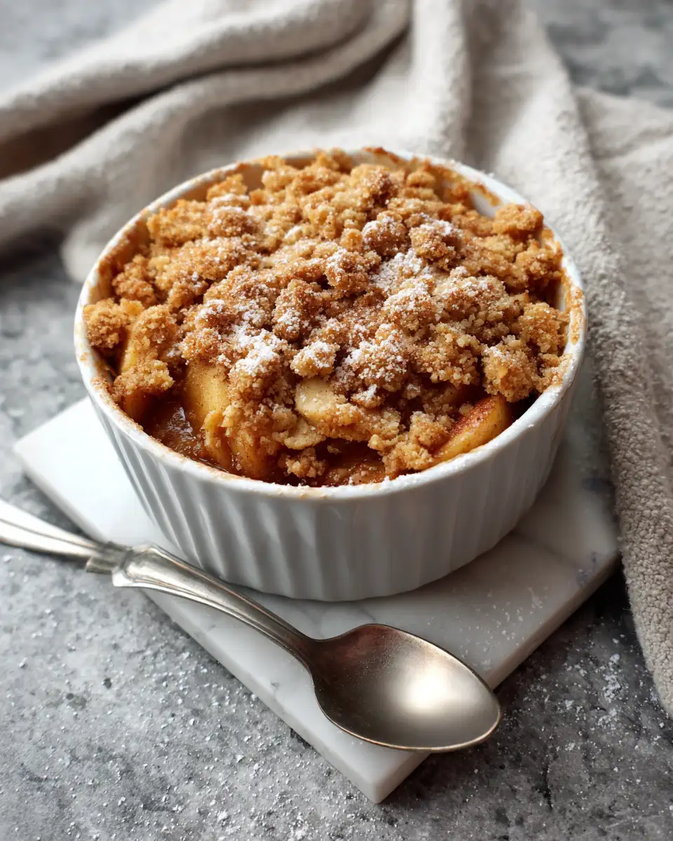 Warm Your Soul with This Irresistible Cinnamon Apple Crumble Recipe - Featured Image