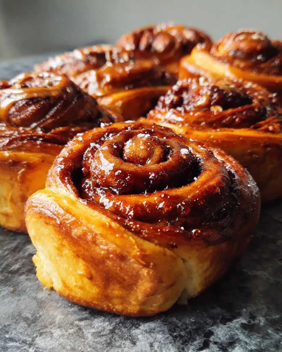 Heavenly Cinnamon Rolls with Irresistible Biscoff Cookie Butter Twist - Featured Image