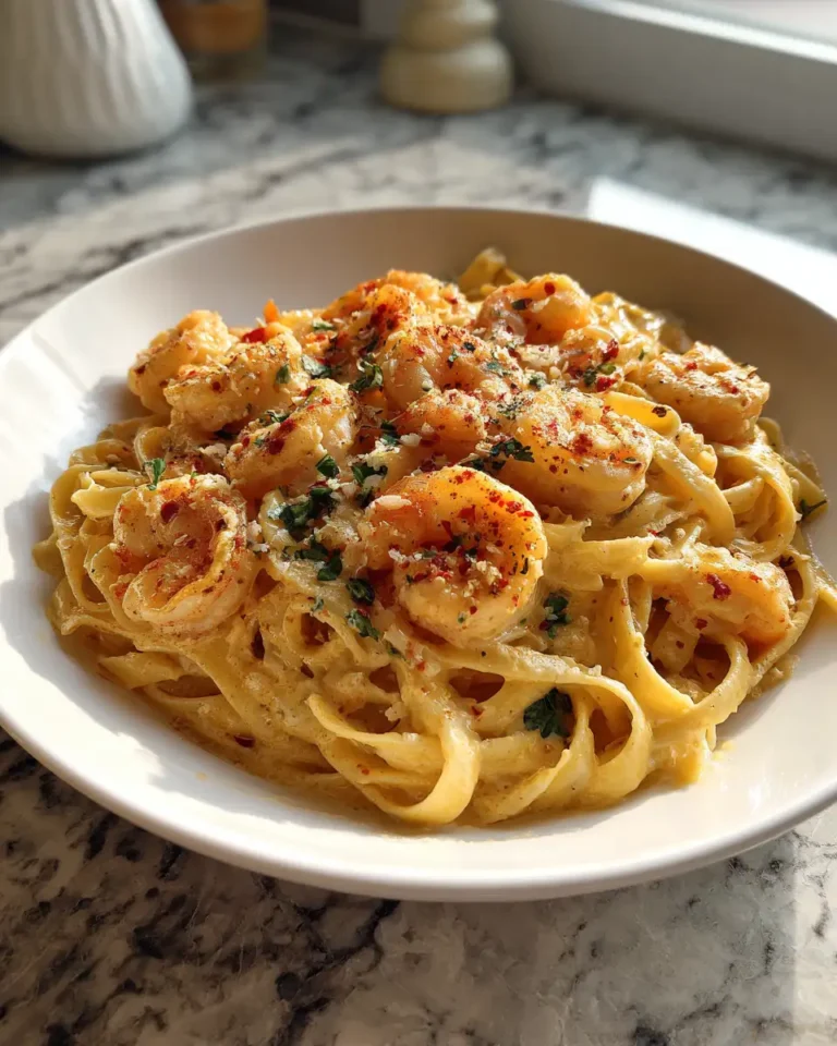 Savor the Spice: Creamy Cajun Shrimp Alfredo Pasta Delight - Featured Image