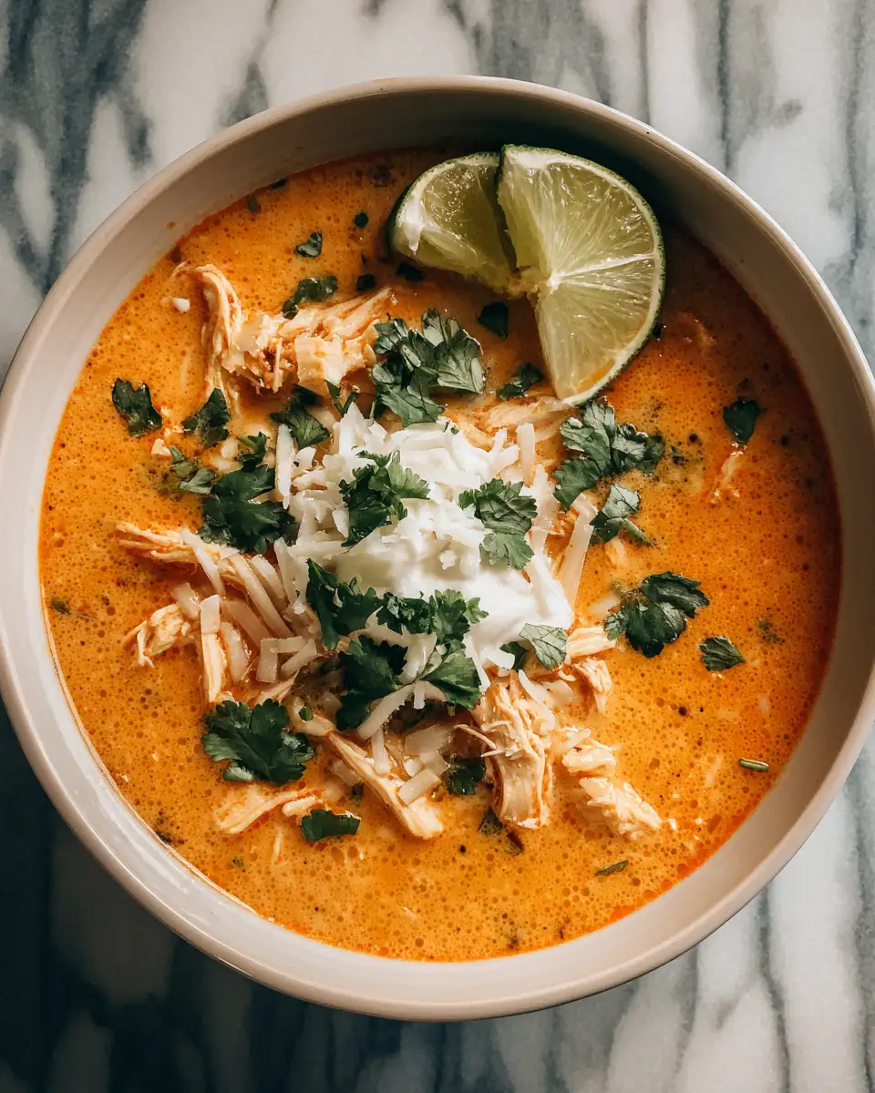 Savor the Comfort of Creamy Chicken Enchilada Soup - Featured Image