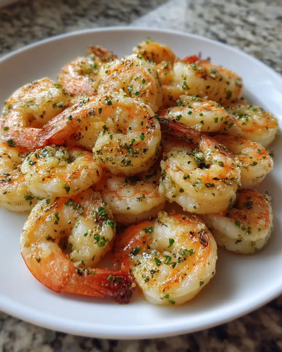 Final dish - Irresistible Creamy Garlic Butter Shrimp: A Flavor Explosion in Every Bite