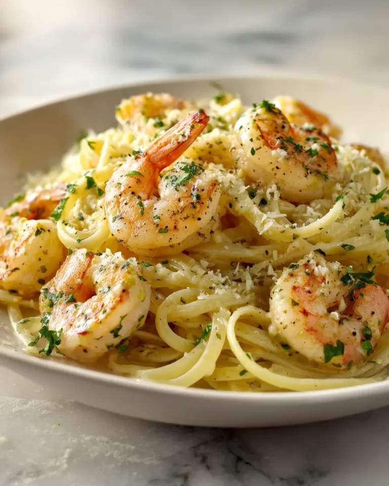 Indulge in Decadence with Creamy Garlic Butter Shrimp Pasta - Featured Image