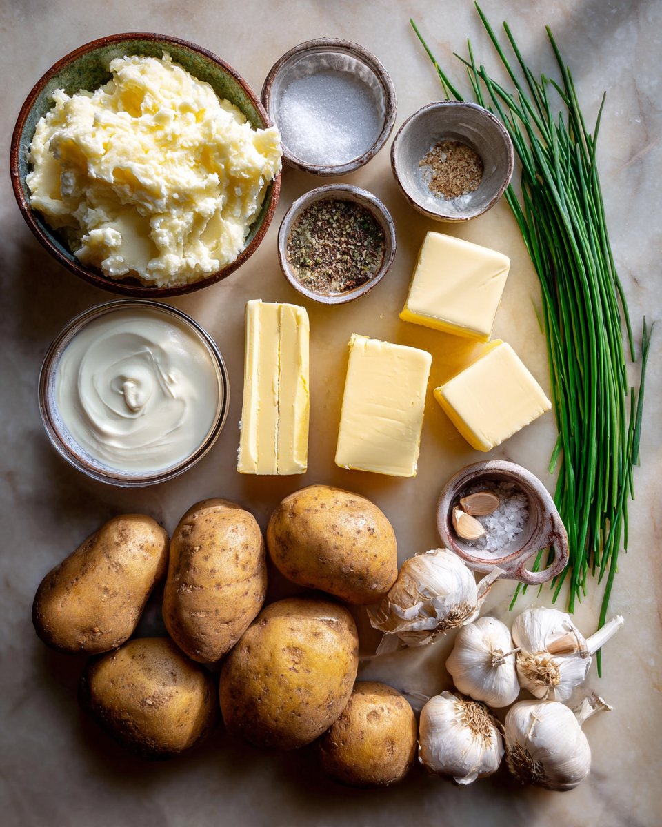 Ingredients for Ultimate Comfort: Indulge in Luxuriously Creamy Mashed Potatoes