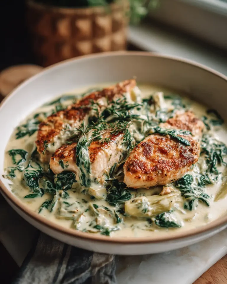 Irresistibly Delicious: Discover the Magic of Creamy Spinach and Artichoke Chicken - Featured Image