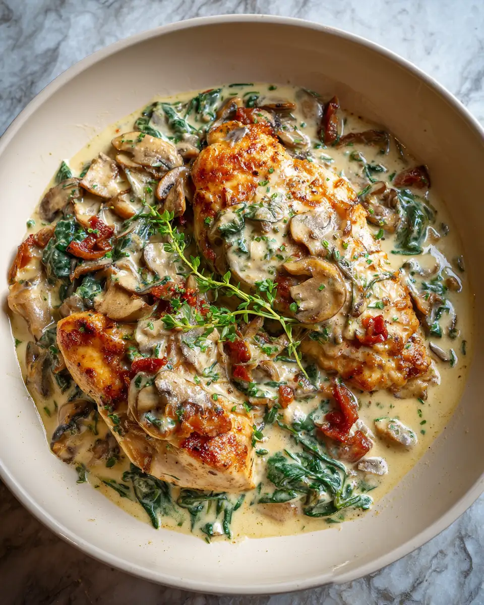 Savor the Flavor: Irresistible Creamy Tuscan Chicken Skillet Delight - Featured Image