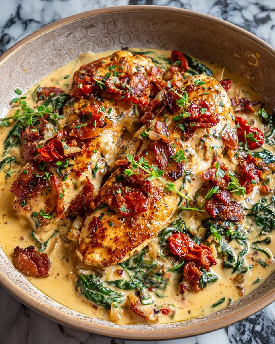Final dish - Savor the Flavor: Irresistible Creamy Tuscan Chicken Skillet Delight