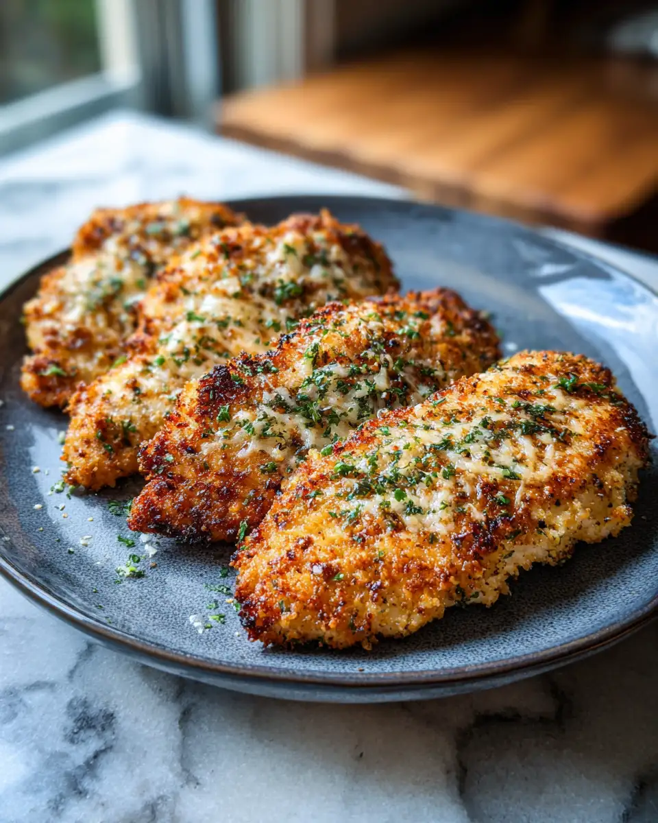 Final dish - Crispy Air Fryer Parmesan Crusted Chicken: Your New Weeknight Obsession