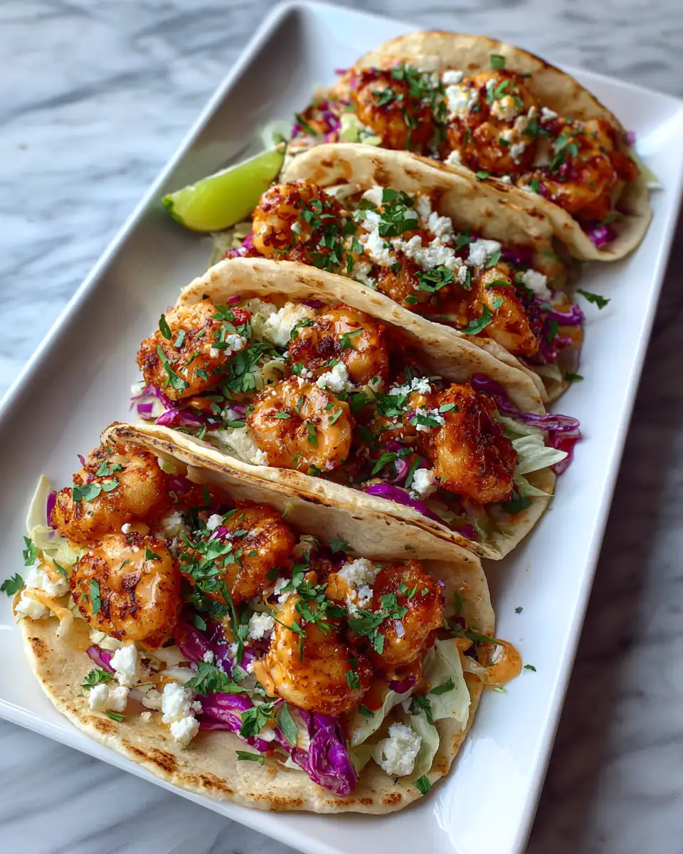 Home 6 Get Your Crunch On with Irresistible Crispy Bang Bang Shrimp Tacos