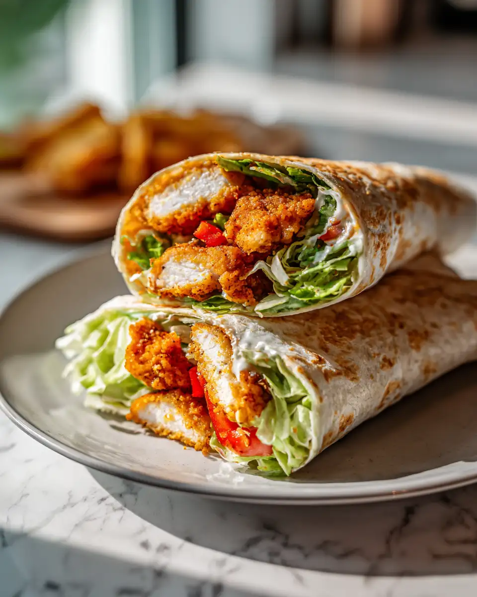 Savor the Crunch: Irresistible Crispy Buffalo Chicken Wraps - Featured Image