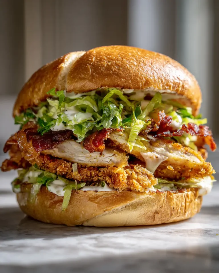 Crispy Chicken Caesar Sandwich: A Crunchy Twist on a Classic Favorite - Featured Image