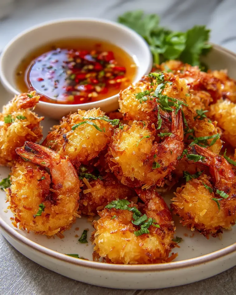 Irresistibly Crispy Coconut Shrimp with Sweet Chili Sauce Delight - Featured Image