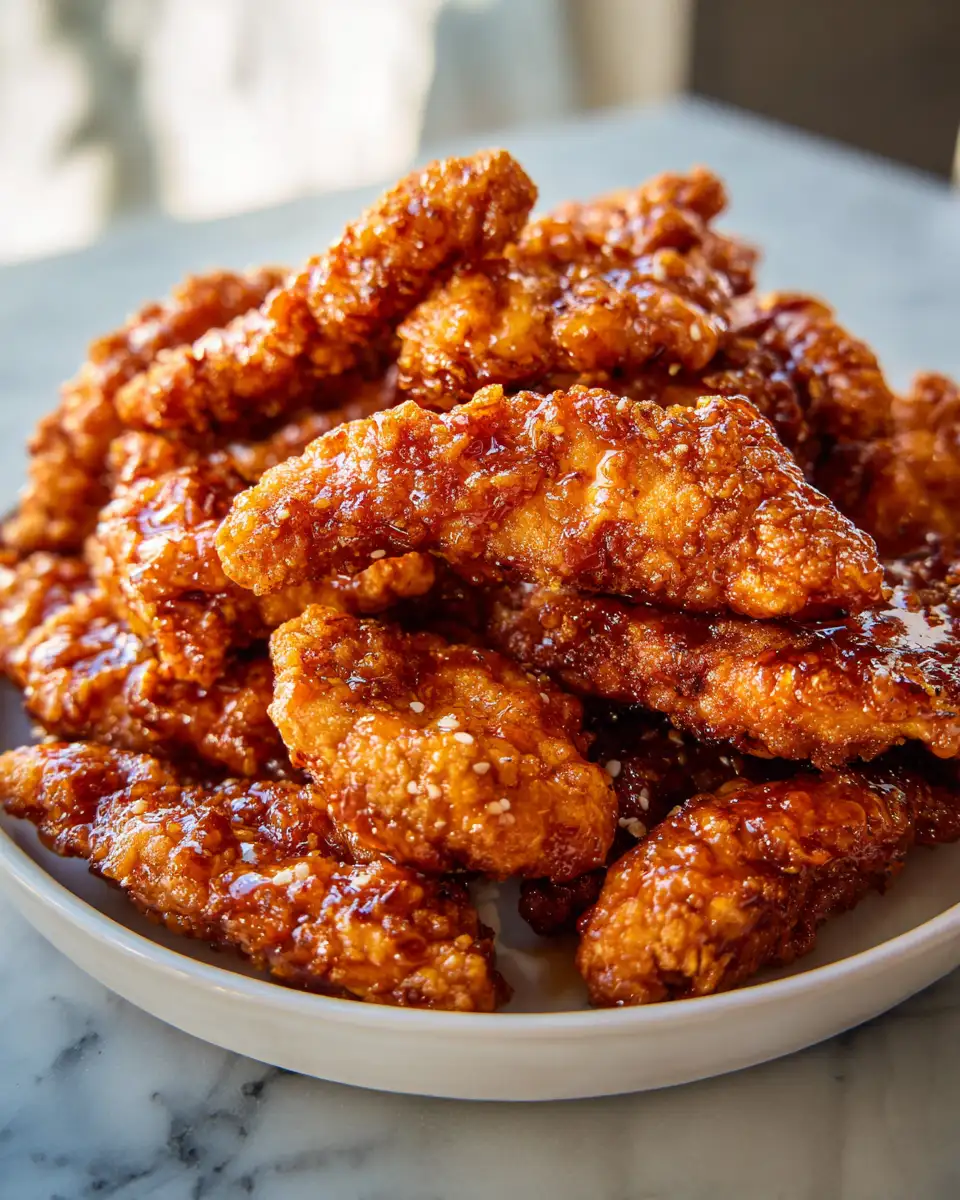 Sizzling Hot Honey Chicken Tenders: A Crispy Delight - Featured Image