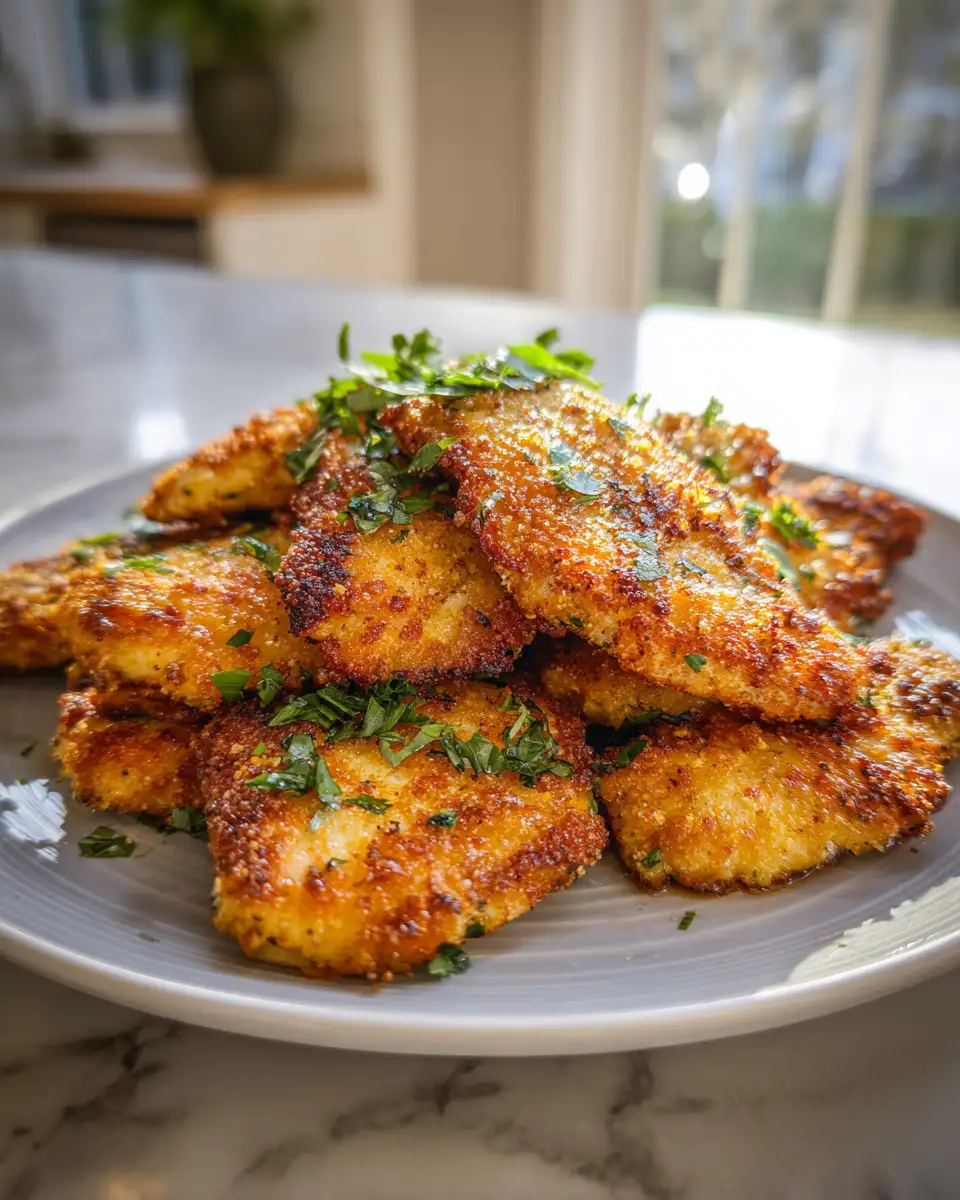Golden Perfection: Crispy Parmesan Chicken Cutlets That Will Wow Your Taste Buds - Featured Image