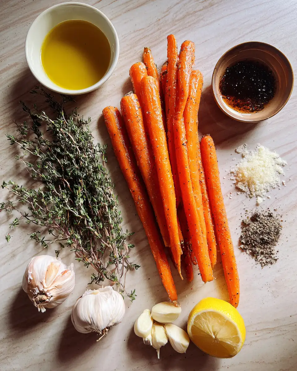 Ingredients for Unleash Flavor with Irresistible Crispy Smashed Carrots