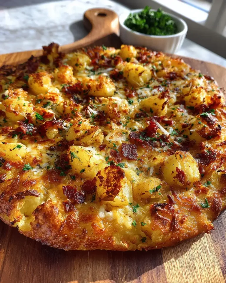 The Ultimate Crispy Smashed Potatoes Pizza Experience - Featured Image