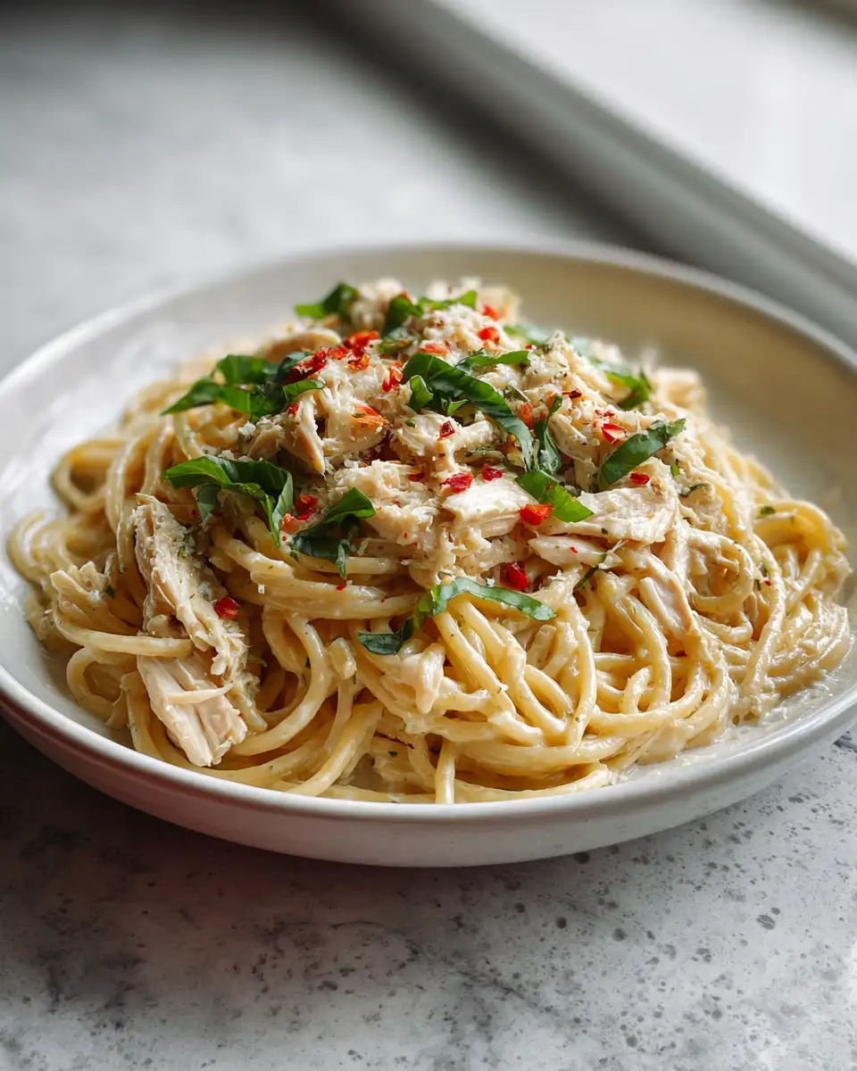 Creamy Crockpot Chicken Spaghetti: Your New Weeknight Hero - Featured Image