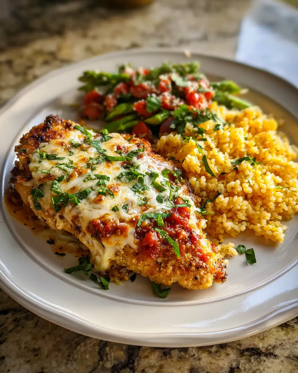 Final dish - Savory and Simple: Crockpot Garlic Parm Chicken Magic