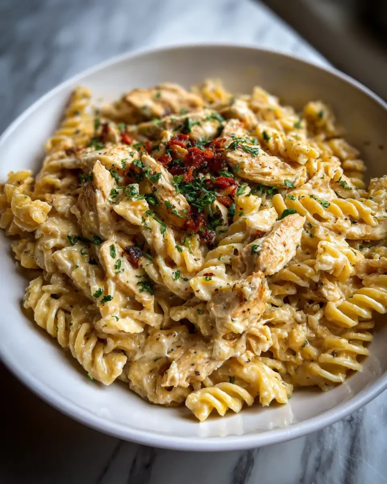Creamy Garlic Parmesan Chicken Pasta Bliss in Your Crockpot - Featured Image