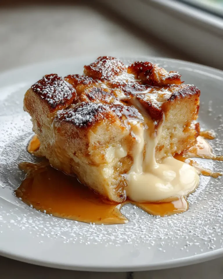 Decadent Delight: Indulge in Creamy Custard Bread Pudding - Featured Image