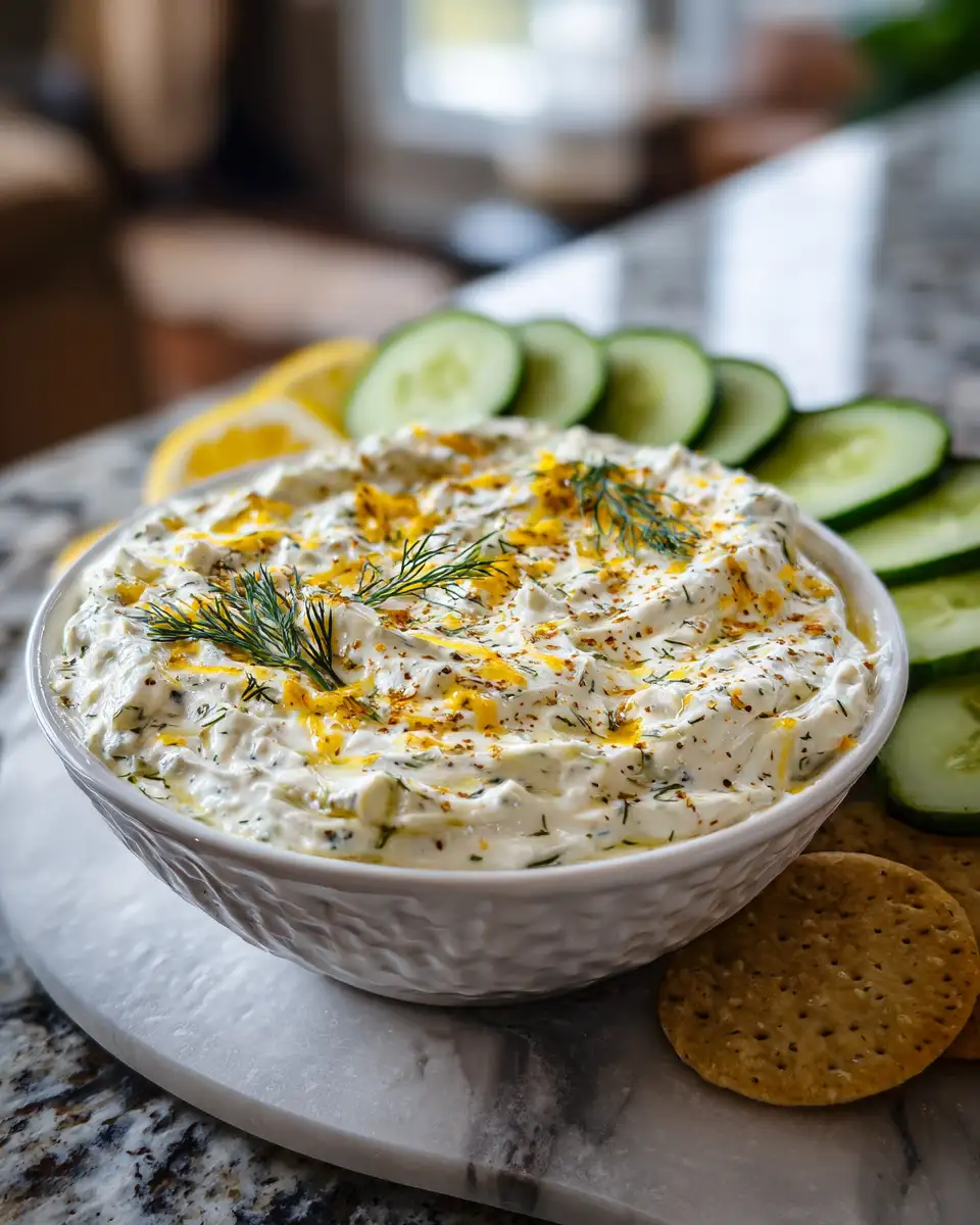 Final dish - Zesty Delight: Discover the Ultimate Dill Pickle Dip