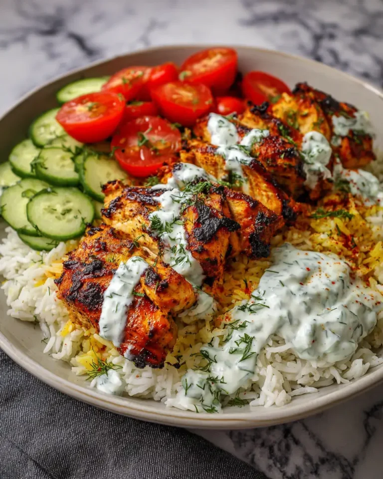 Effortless Delight Dump and Bake Chicken Tzatziki Rice - Featured Image
