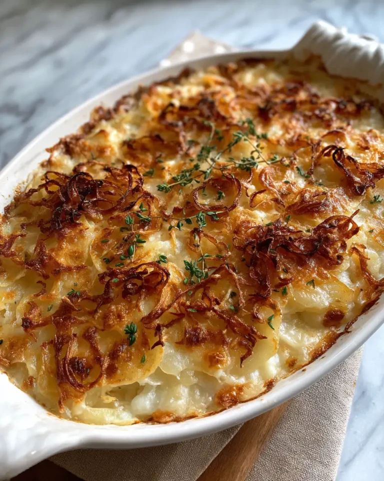Irresistible Comfort: French Onion Funeral Potatoes Delight - Featured Image