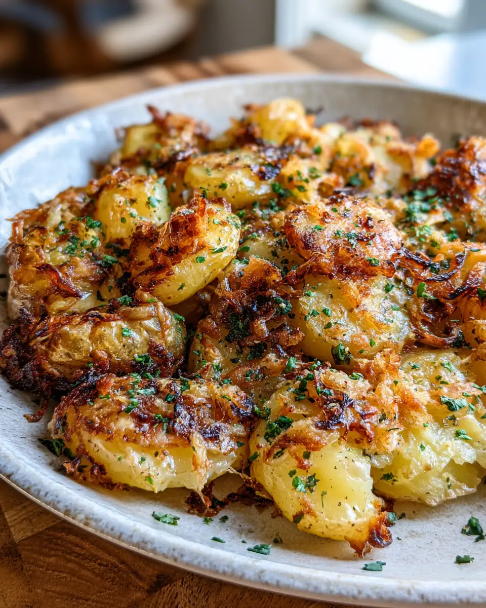 Final dish - Irresistible French Onion Melting Potatoes: A Flavor Explosion on Your Plate