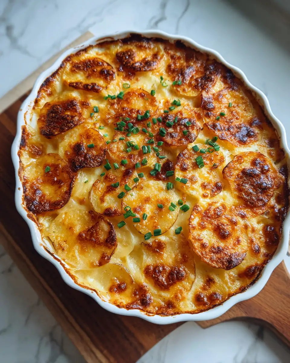 Final dish - Sizzling French Onion Potato Bake: Your New Comfort Food Obsession