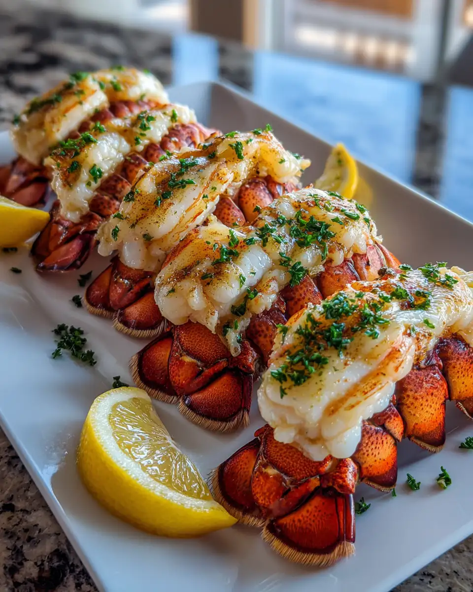 Savor the Sea: Perfectly Succulent Garlic Butter Lobster Tails - Featured Image
