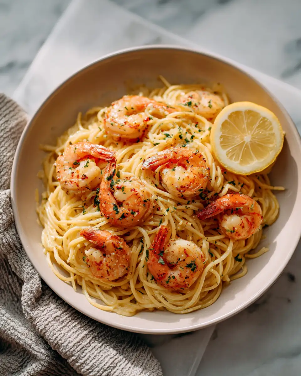 Irresistible Garlic Butter Shrimp Pasta: A Quick and Delicious Dinner Delight - Featured Image