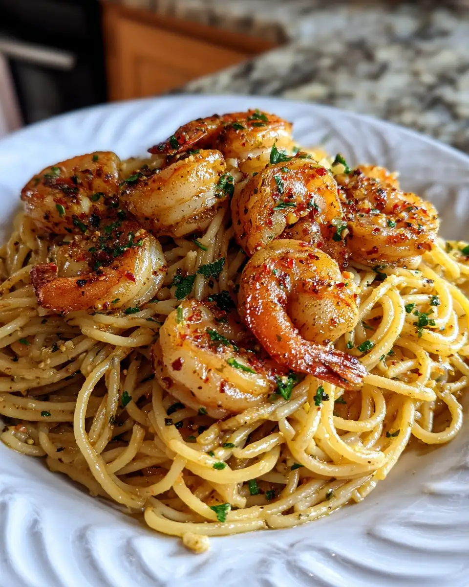 Final dish - Savor the Flavor: Irresistible Garlic Butter Shrimp Pasta Recipe