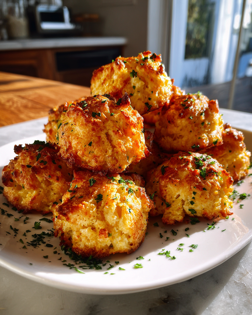 Sweet Bites of Bliss: Irresistible Honey Butter Cornbread Poppers - Featured Image