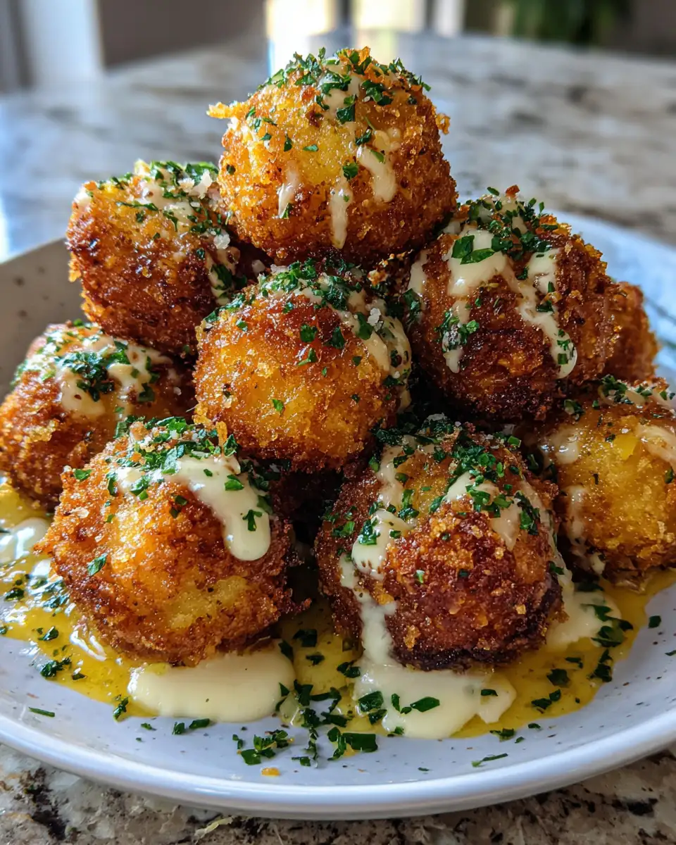 Final dish - Sweet Bites of Bliss: Irresistible Honey Butter Cornbread Poppers