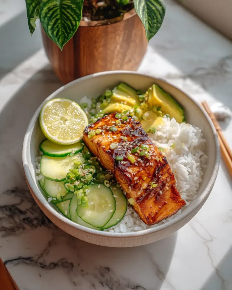 Savor the Flavor: Honey Garlic Salmon Rice Bowls Delight - Featured Image