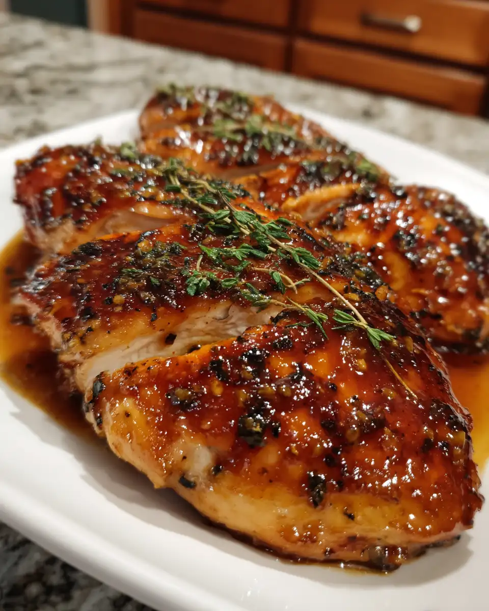 Final dish - Sweet and Savory Delight: Honey Mustard Baked Chicken Magic