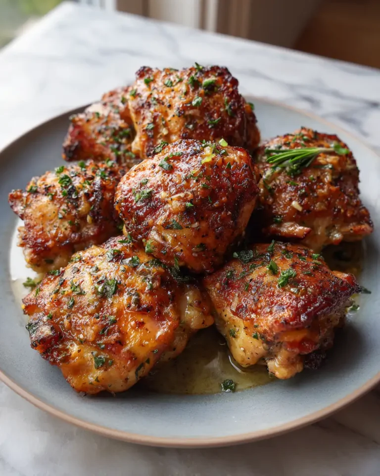 Sweet and Savory Bliss: Honey Mustard Baked Chicken Thighs - Featured Image