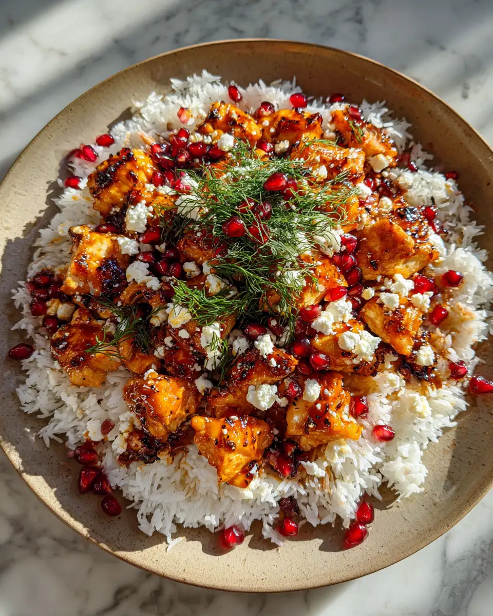 Final dish - Sizzling Hot Honey Feta Chicken: A Flavor Explosion on Your Plate