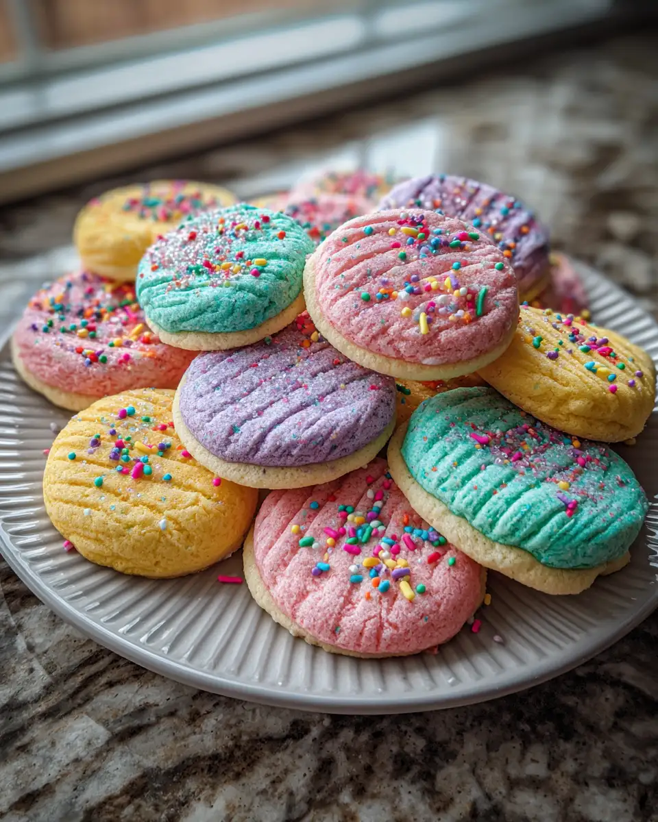 Final dish - Whip Up Whimsical Jello Sugar Cookies for a Burst of Colorful Flavor