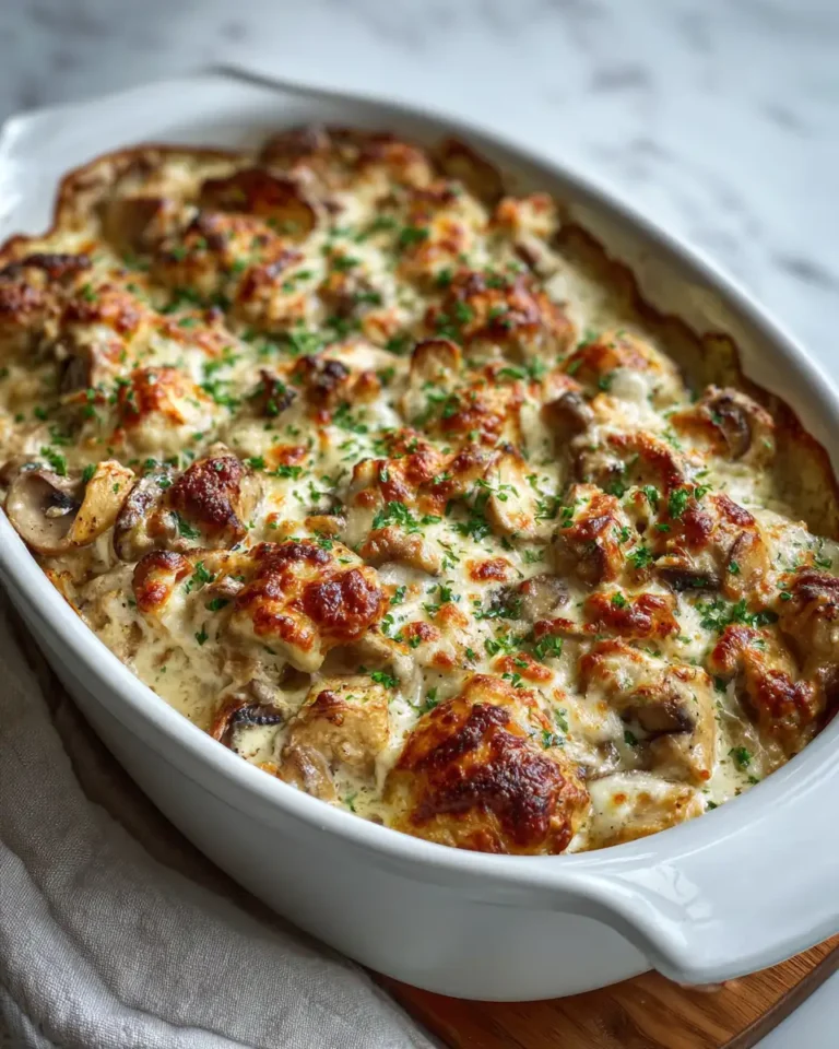 Savor the Flavor: Keto Garlic Mushroom Chicken Casserole Delight - Featured Image