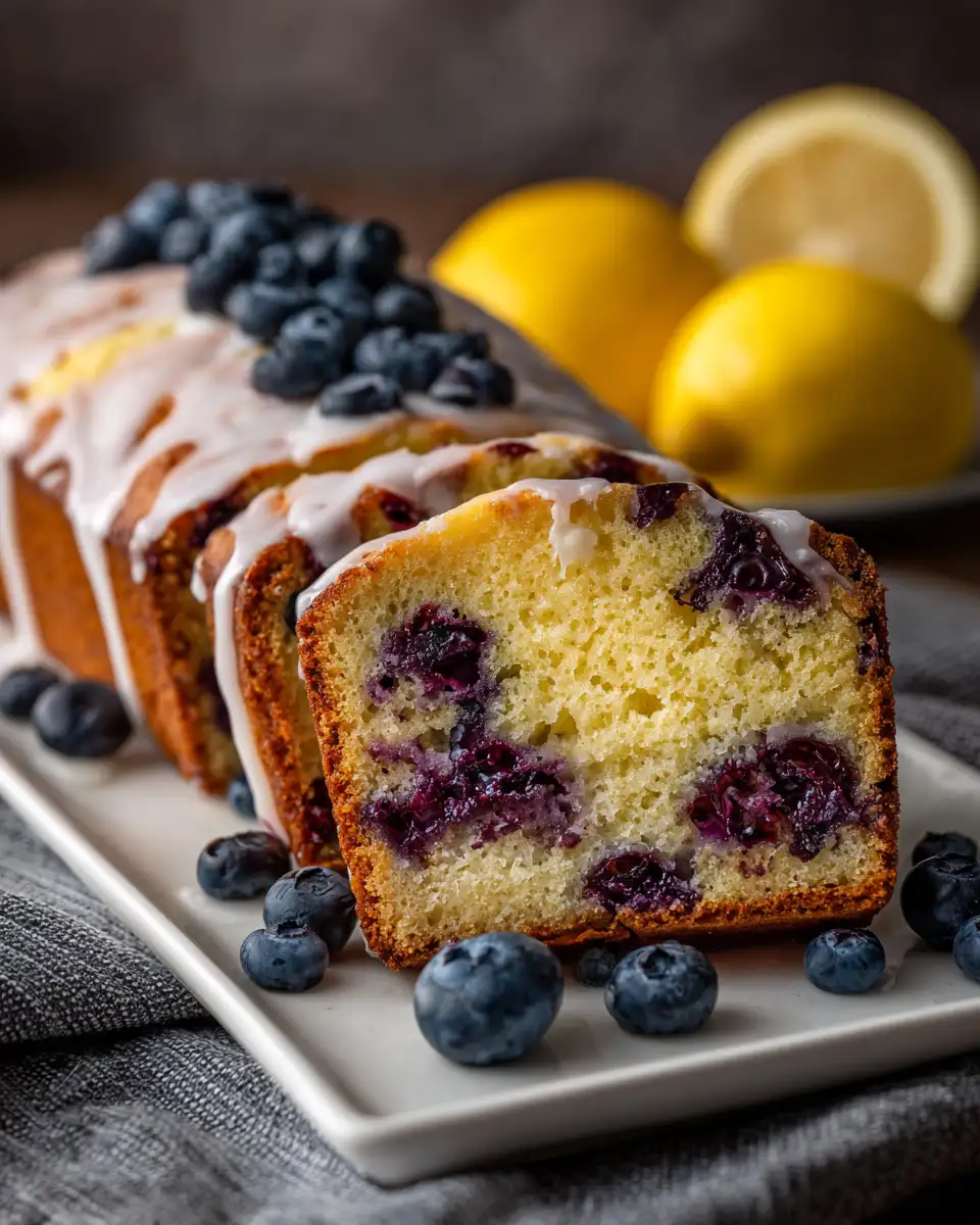 Zesty Bliss: Discover the Ultimate Lemon Blueberry Pound Cake - Featured Image