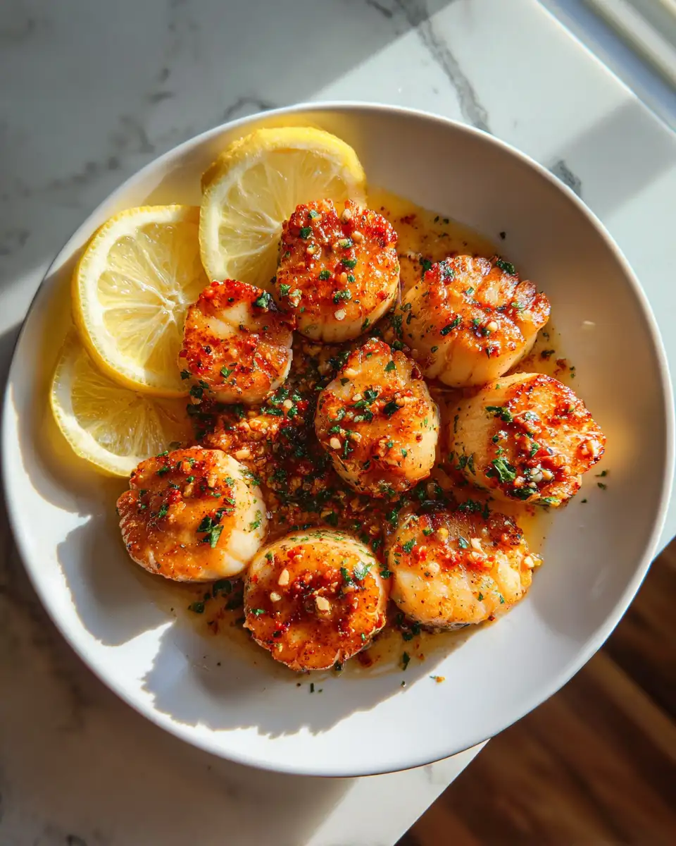 Home 8 Sizzle and Zest: Transform Your Dinner with Lemon Garlic Butter Scallops