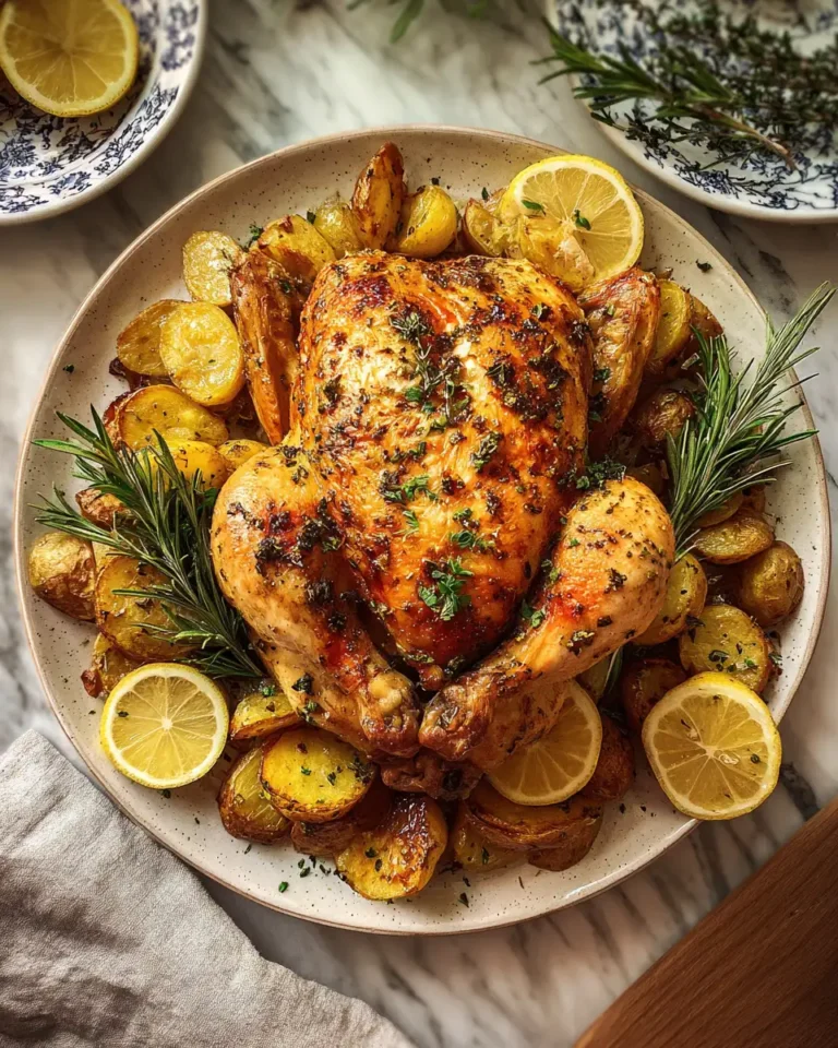 Zesty Lemon Herb Roasted Chicken: A Burst of Flavor in Every Bite - Featured Image