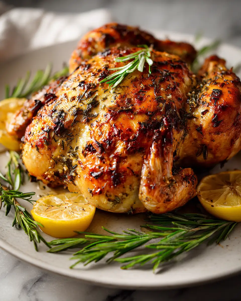 Final dish - Zesty Lemon Herb Roasted Chicken: A Burst of Flavor in Every Bite